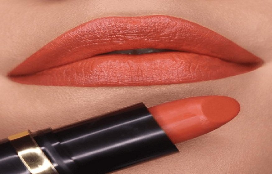 Peach lipstick